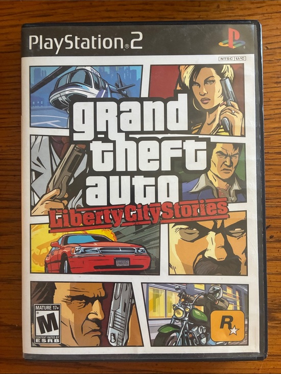 Sony Other - Sony Grand Theft Auto: Liberty City Stories - White, Red, Blue, Yellow Artwork